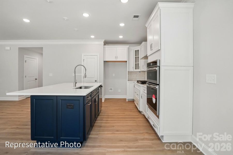 Furnished interior view inside a new home in Heritage - 55+ Community, Indian Trail (Image 4).