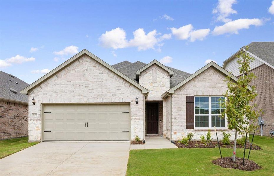 NEW CONSTRUCTION: Beautiful two-story home available at Wilson Creek Meadows in Celina