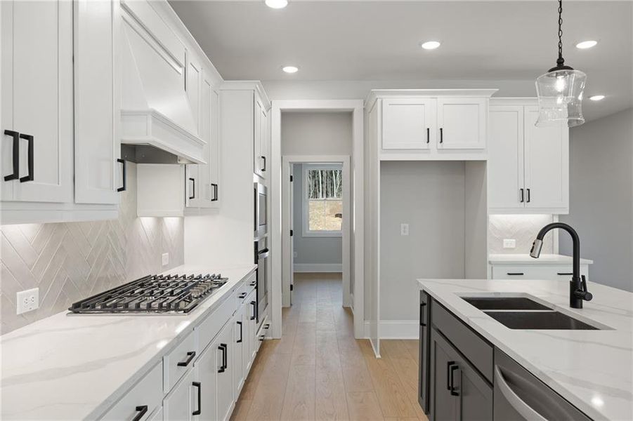 Furnished interior view inside a new home in Oak Valley Estates, Marietta (Image 15).