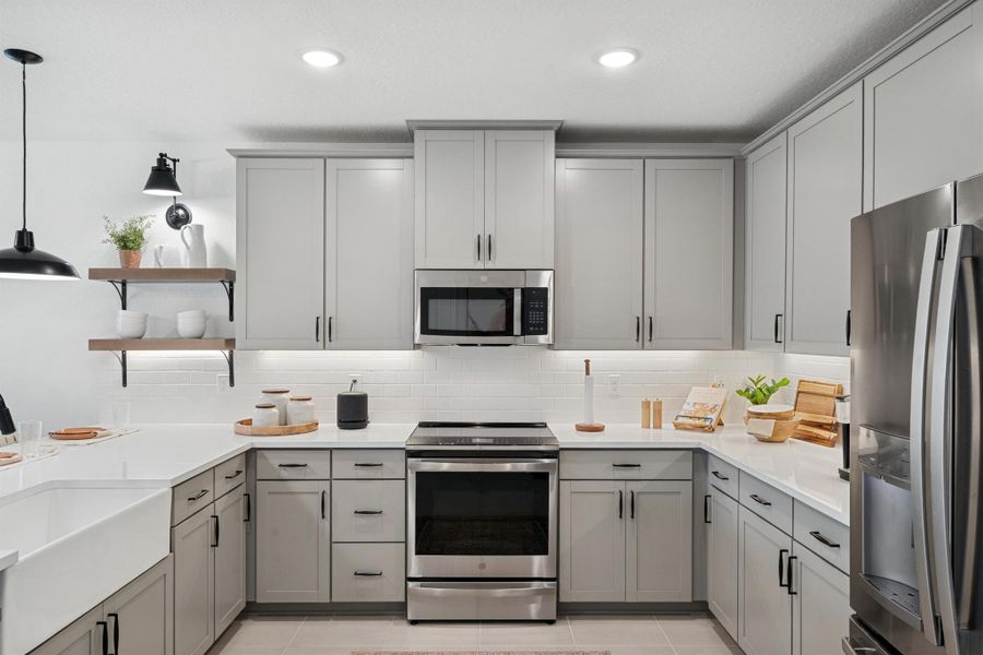 Furnished interior view inside a new home in , Fort Pierce (Image 5).