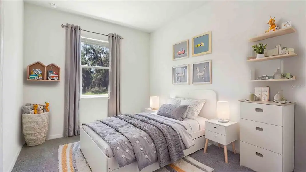Furnished interior view inside a new home in Briarwood, Alachua (Image 8).