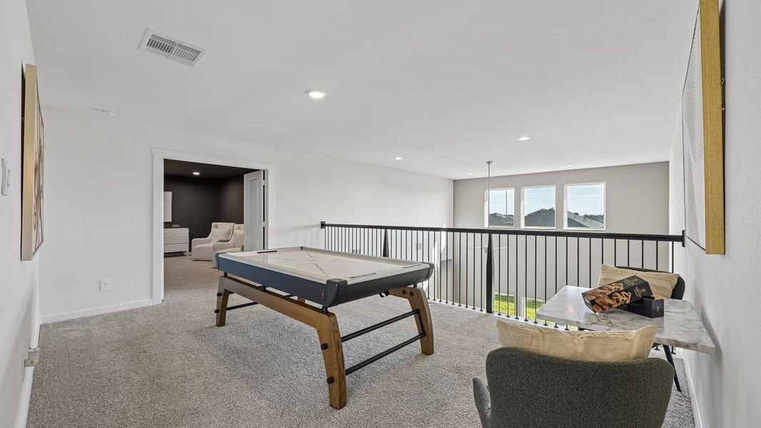 Furnished interior view inside a new home in Evergreen, Rosenberg (Image 23).
