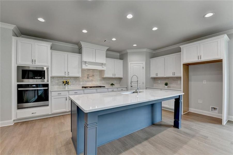 Furnished interior view inside a new home in , Suwanee (Image 12).