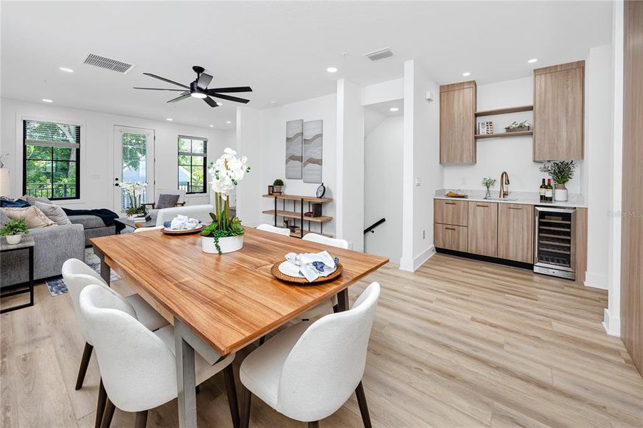 Furnished interior view inside a new home in , Tampa (Image 38).
