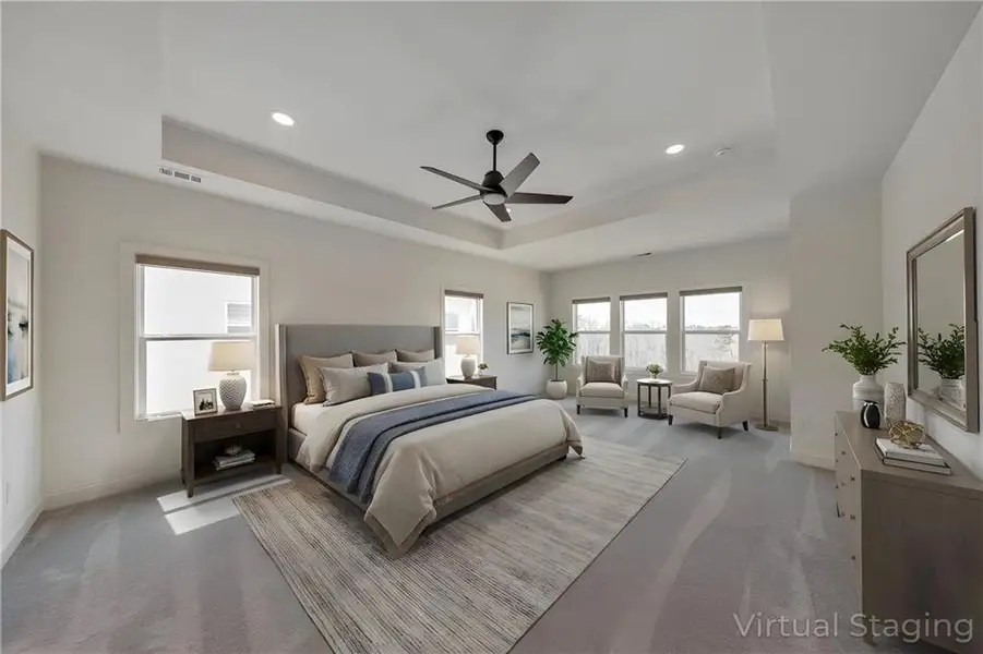 Furnished interior view inside a new home in , Woodstock (Image 11).