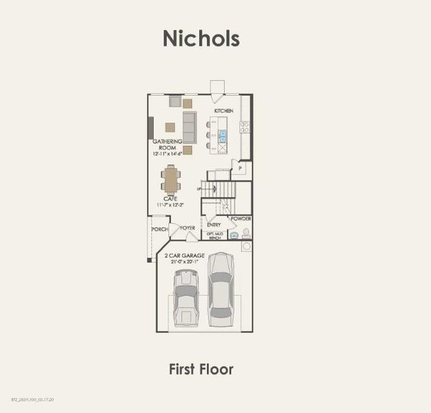 Pulte Homes, Nichols floor plan