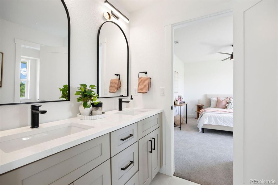 Furnished interior view inside a new home in , Wheat Ridge (Image 10).