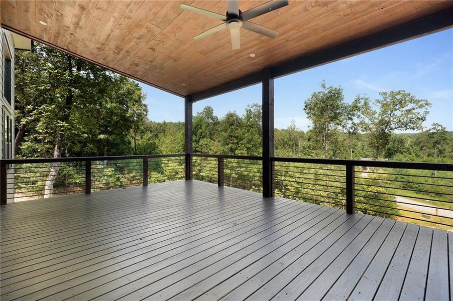Exterior details and patio area of a home in , Morganton (Image 26).
