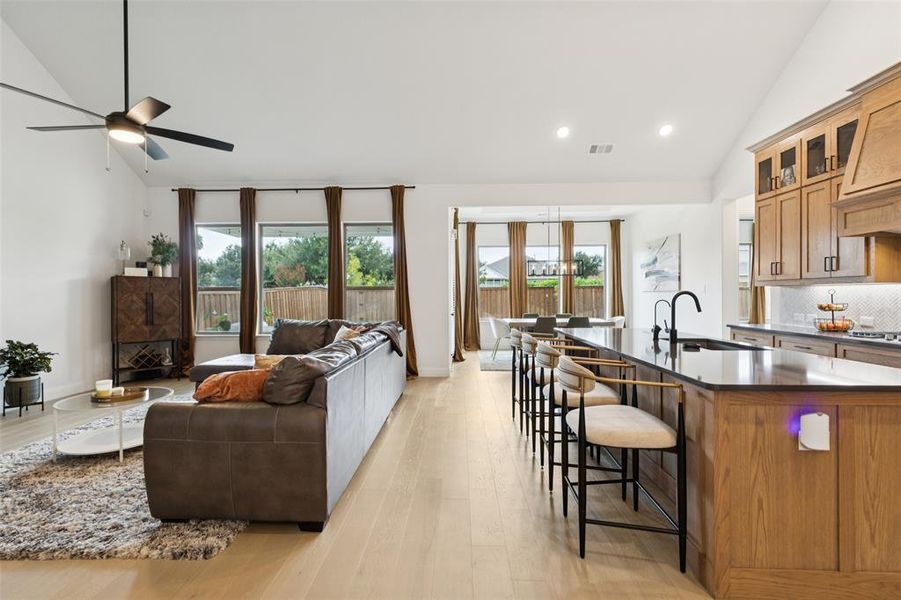 Furnished interior view inside a new home in , Rowlett (Image 6).