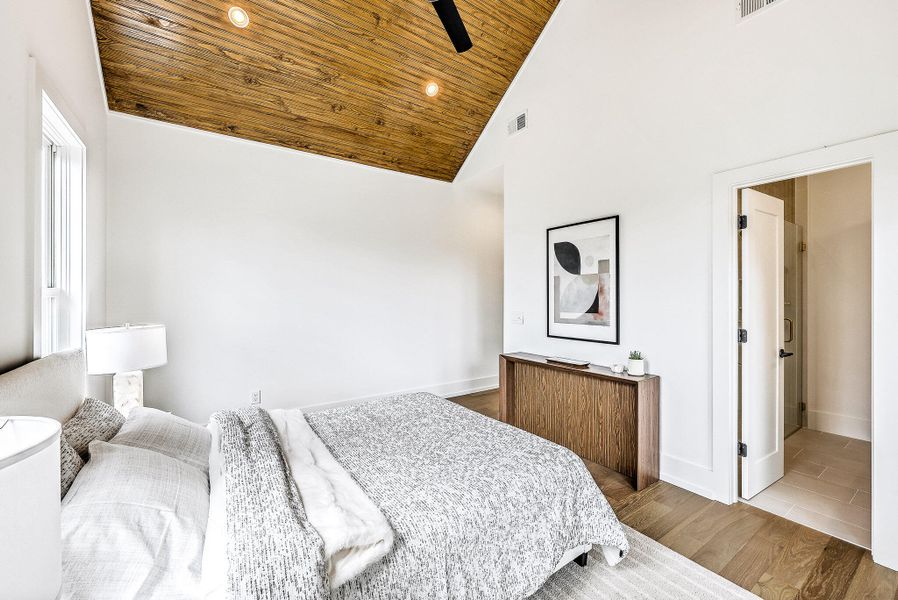 Furnished interior view inside a new home in , Charleston (Image 11).