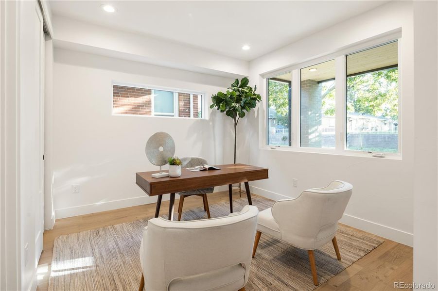 Main Floor Office or Bedroom