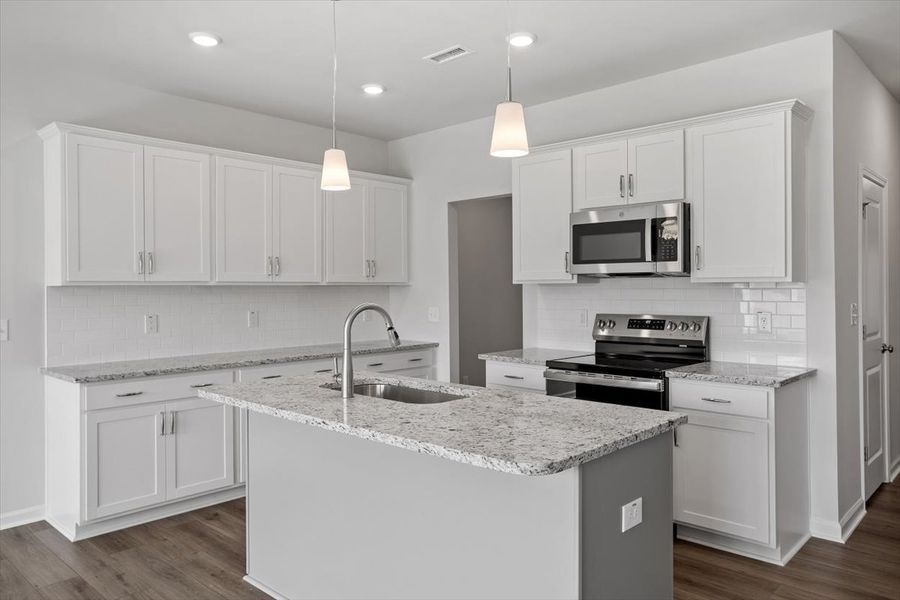 Furnished interior view inside a new home in Sweetbrier, Durham (Image 8).