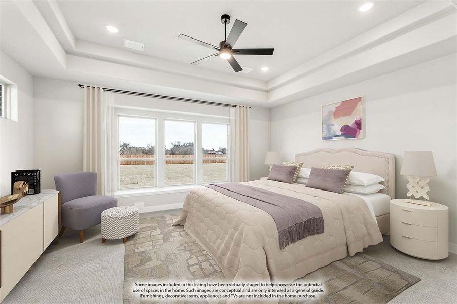 Furnished interior view inside a new home in Crystal Lake Estates, Red Oak (Image 9).
