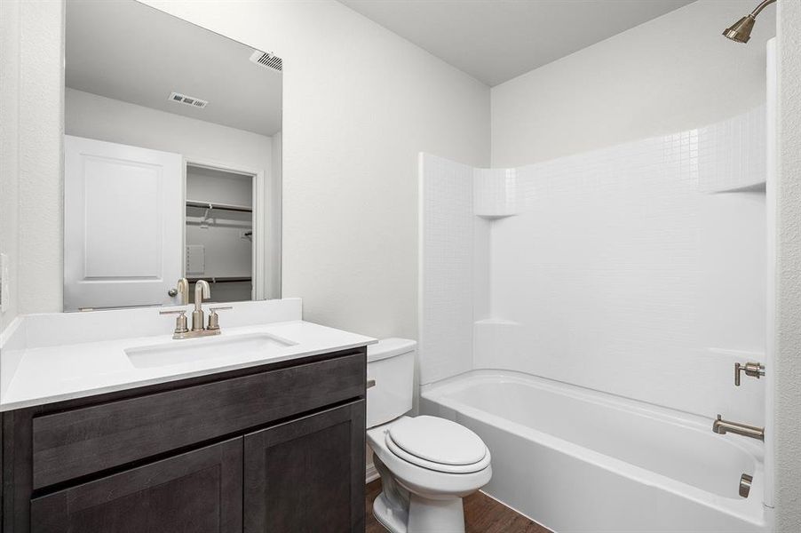 Furnished interior view inside a new home in Big Sky Estates, Ponder (Image 5).