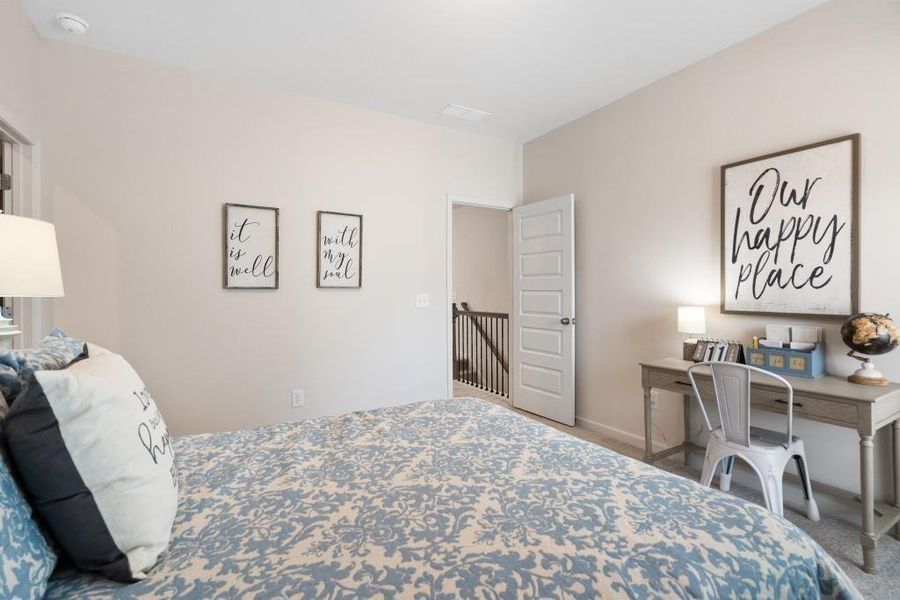 Furnished interior view inside a new home in Jones Ridge, Dallas (Image 29). Furnished interior view inside a new home in Jones Ridge, Dallas (Image 29).