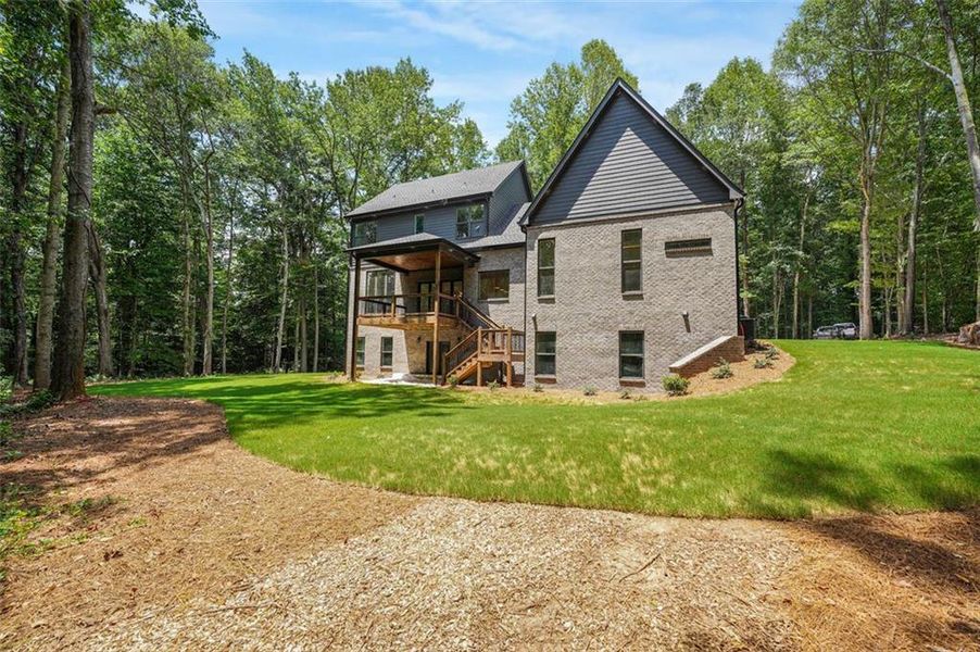 Exterior details and patio area of a home in , Commerce (Image 3).