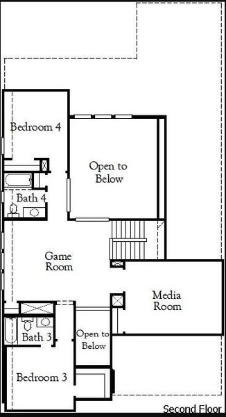2nd Floorplan - Representative Photo