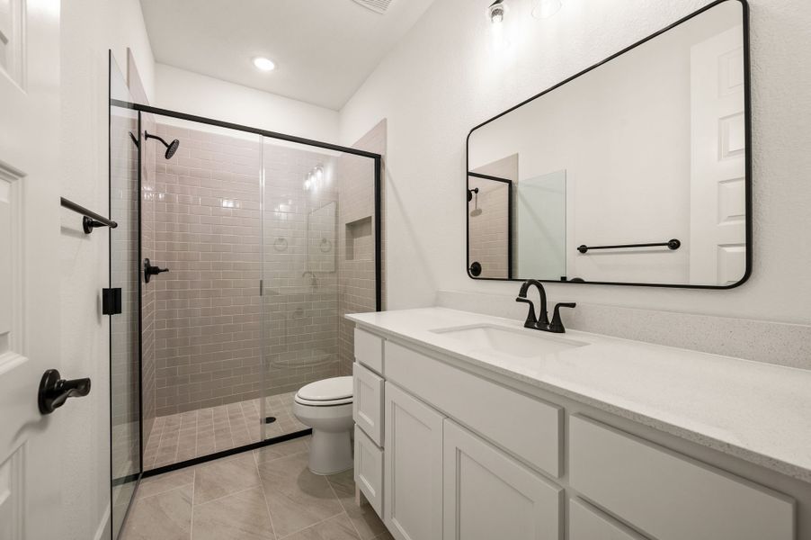 Furnished interior view inside a new home in Parks of Aledo, Aledo (Image 18).