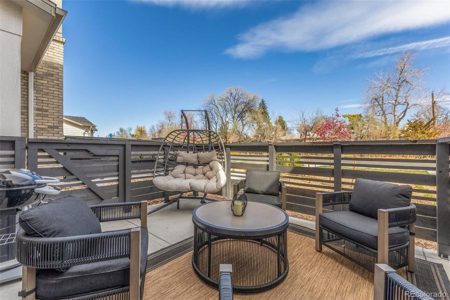 Northwest facing Northwest facing