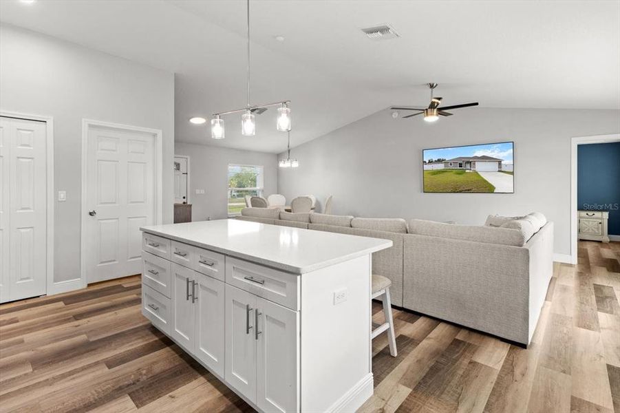 Furnished interior view inside a new home in , Ocala (Image 18).
