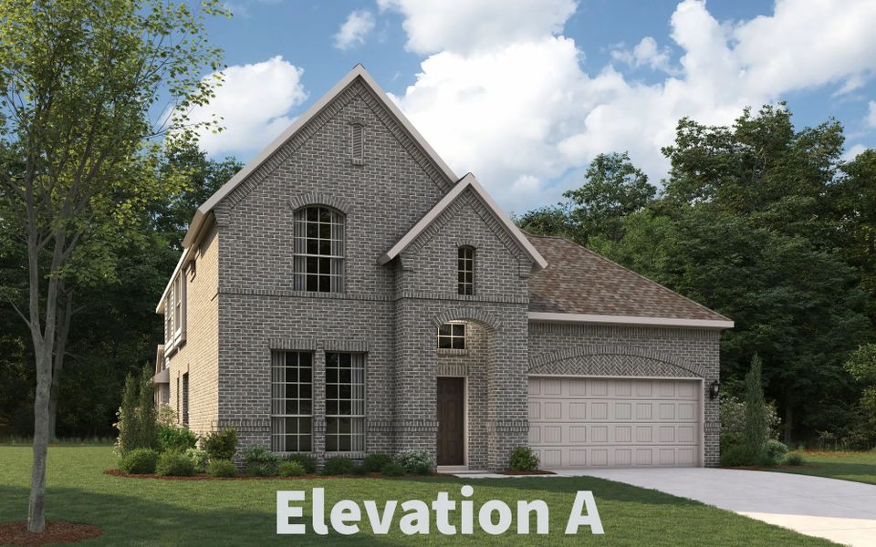 Representative exterior photo of a completed home built from the Regatta by Stonehollow Homes in Meadow Vista, Anna, TX (Image 22).