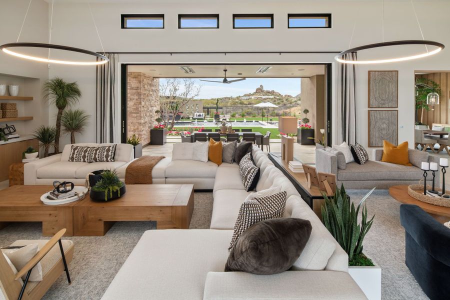 Representative furnished interior of a home built from the Cheval by Camelot Homes in Shadow Ridge, Scottsdale (Image 8).