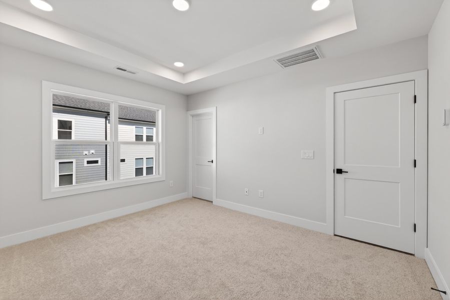 Representative unfurnished interior of a home built from the Atlas Interior Unit by Baker Residential in Atwater Station - Midtown Collection, Fuquay Varina (Image 46).