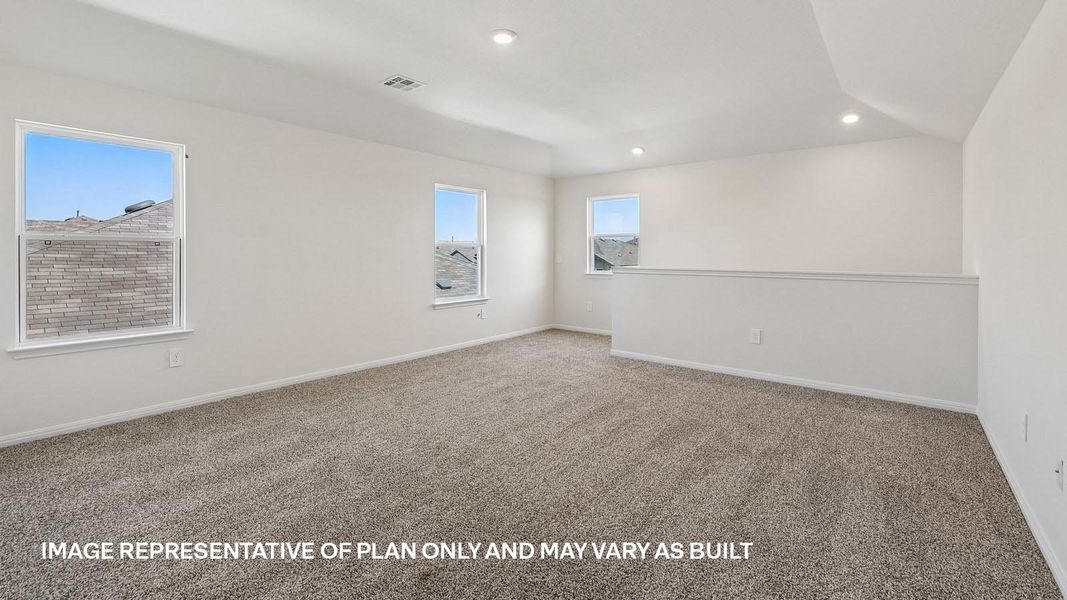 Spacious, unfurnished interior of a new home in Carillon, Manor (Image 26).