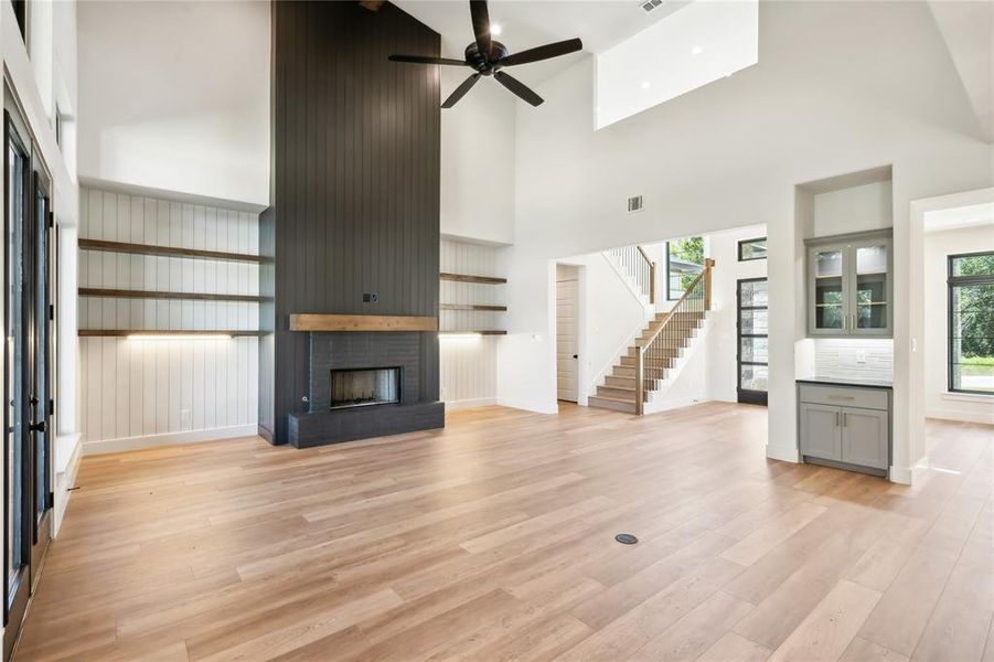 Open loft overlooking the living area