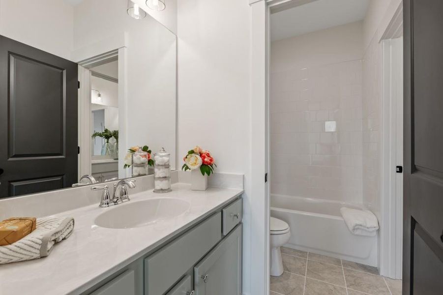 Furnished interior view inside a new home in Arden on Lanier, Cumming (Image 17).