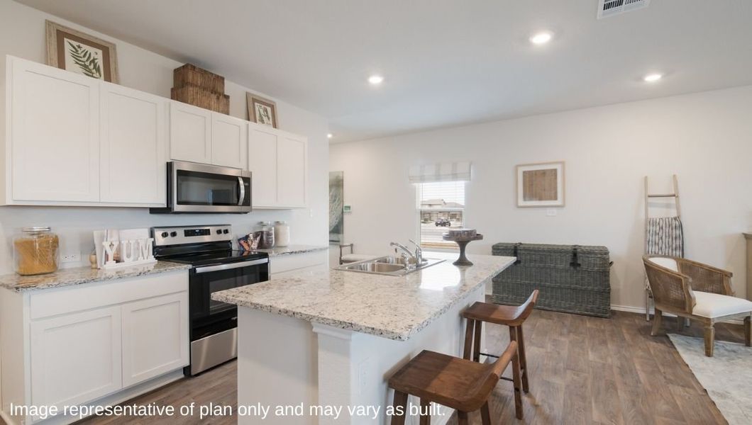Furnished interior view inside a new home in Blue Ridge Ranch, San Antonio (Image 11).