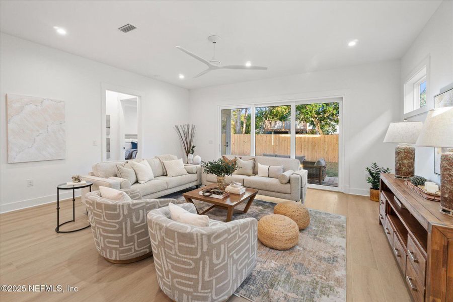 Furnished interior view inside a new home in , Jacksonville Beach (Image 30). Furnished interior view inside a new home in , Jacksonville Beach (Image 30).