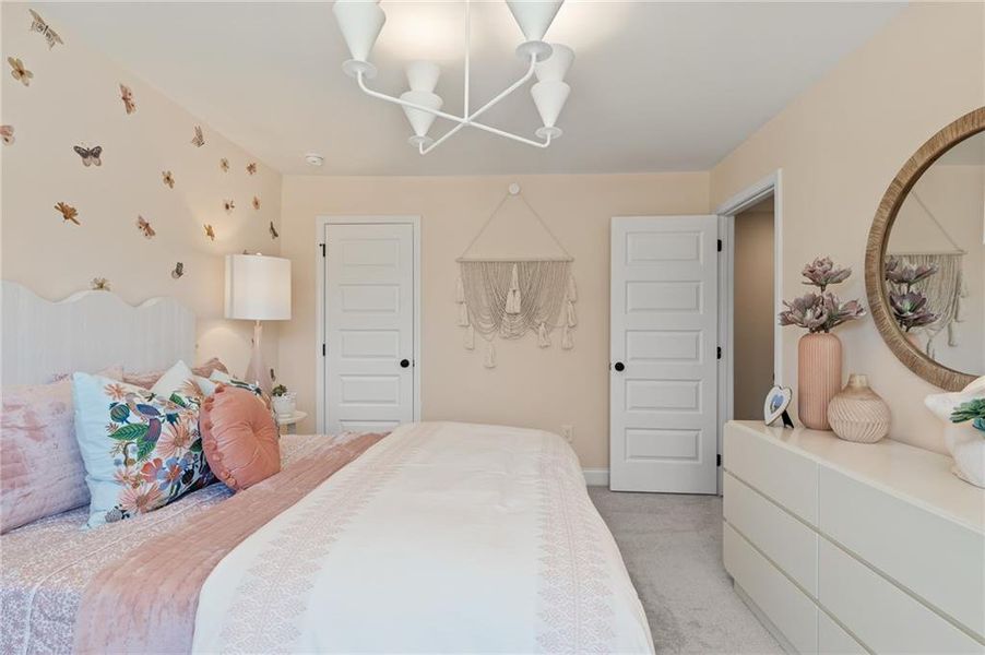 Furnished interior view inside a new home in , Dallas (Image 29).