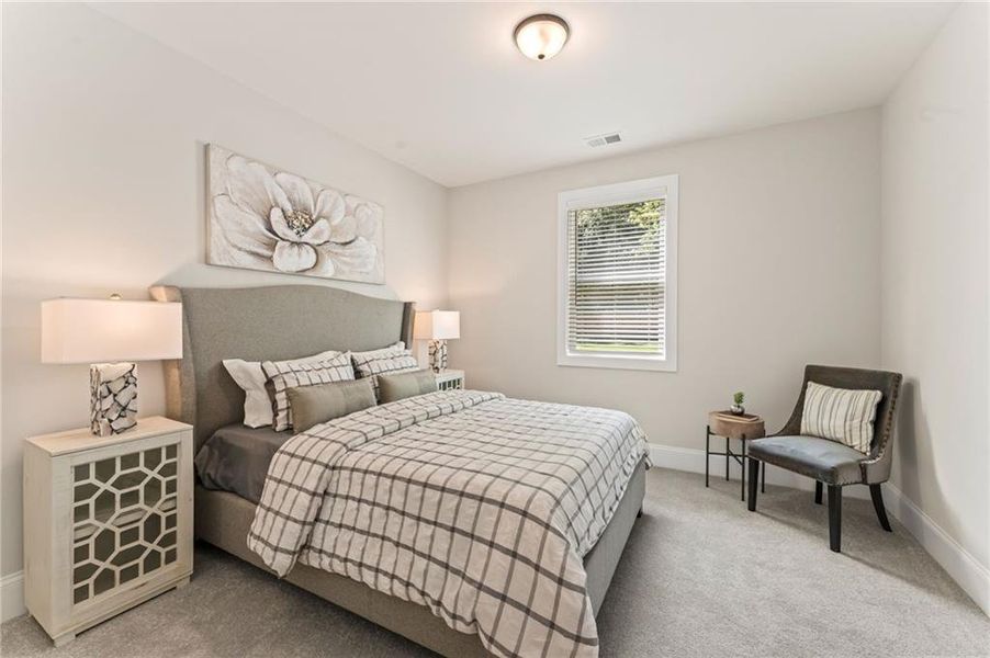Furnished interior view inside a new home in Oak Valley Estates, Marietta (Image 11).