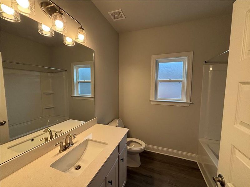 Furnished interior view inside a new home in Tuscany Hills, Douglasville (Image 8). Furnished interior view inside a new home in Tuscany Hills, Douglasville (Image 8).