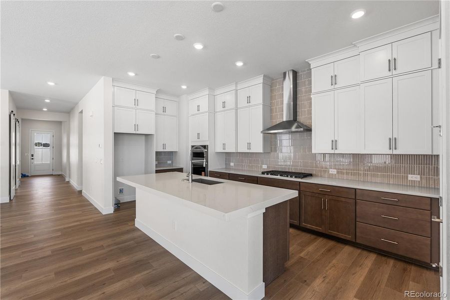 Furnished interior view inside a new home in Reserve at The Canyons, Castle Pines (Image 9).