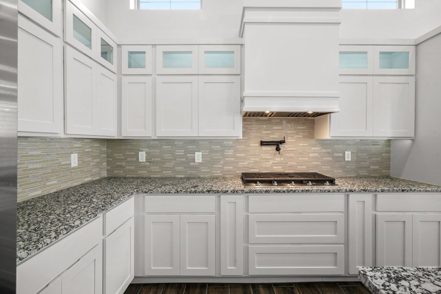 Representative furnished interior of a home built from the Scottsdale by LEH. Homes in Verdancia, El Paso (Image 18).