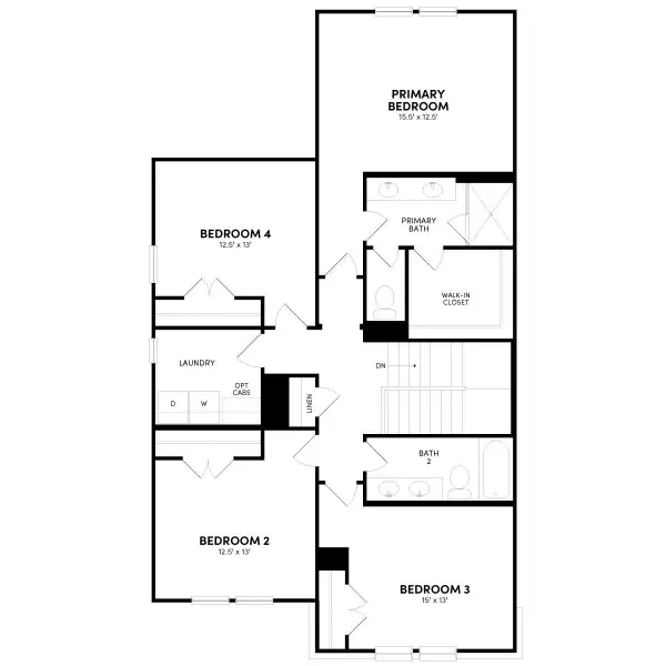 2D floor plan layout of this home in Elyson, Katy, TX (Image 3). 2D floor plan layout of this home in Elyson, Katy, TX (Image 3).