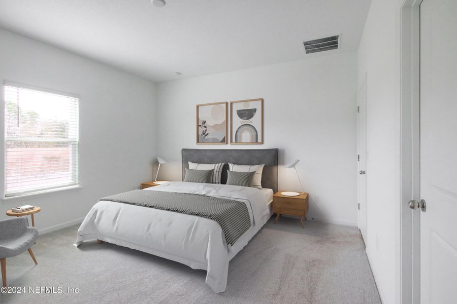 Furnished interior view inside a new home in Silver Falls Single Family at SilverLeaf, St. Augustine (Image 13).