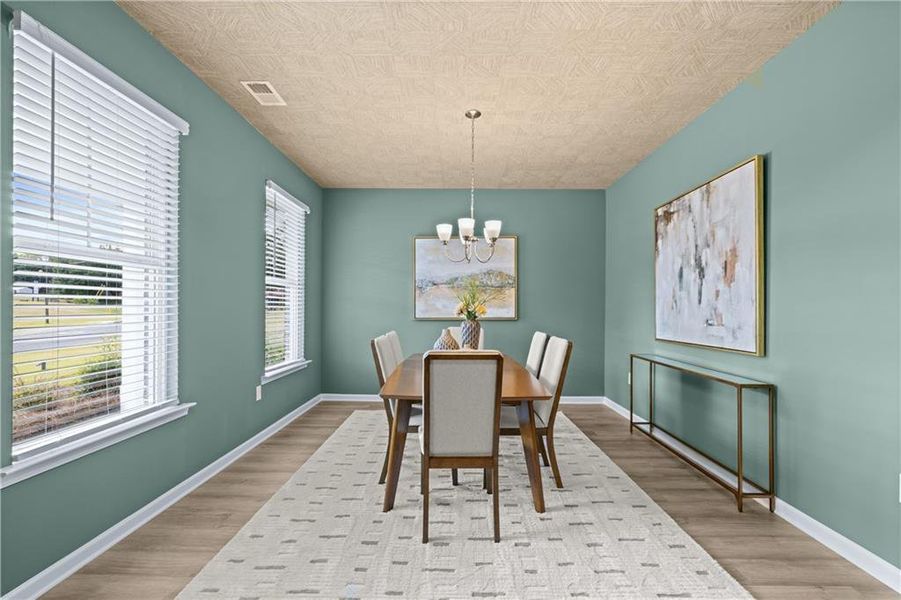 Furnished interior view inside a new home in Kingsmere Estates, Loganville (Image 10).
