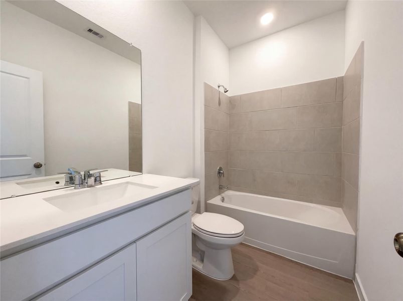 Furnished interior view inside a new home in Sunterra, Katy (Image 6). Furnished interior view inside a new home in Sunterra, Katy (Image 6).