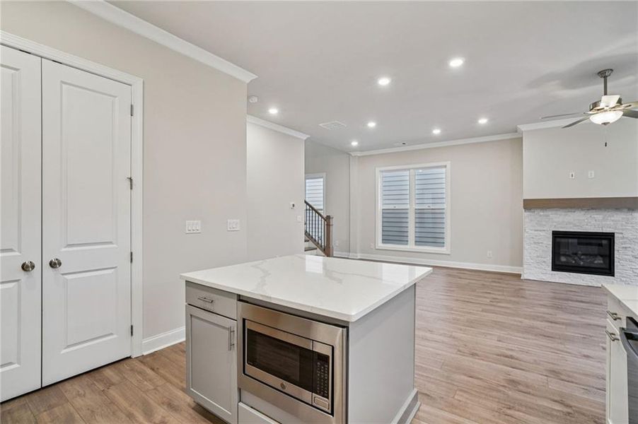 Furnished interior view inside a new home in Aberdeen, Hoschton (Image 6).
