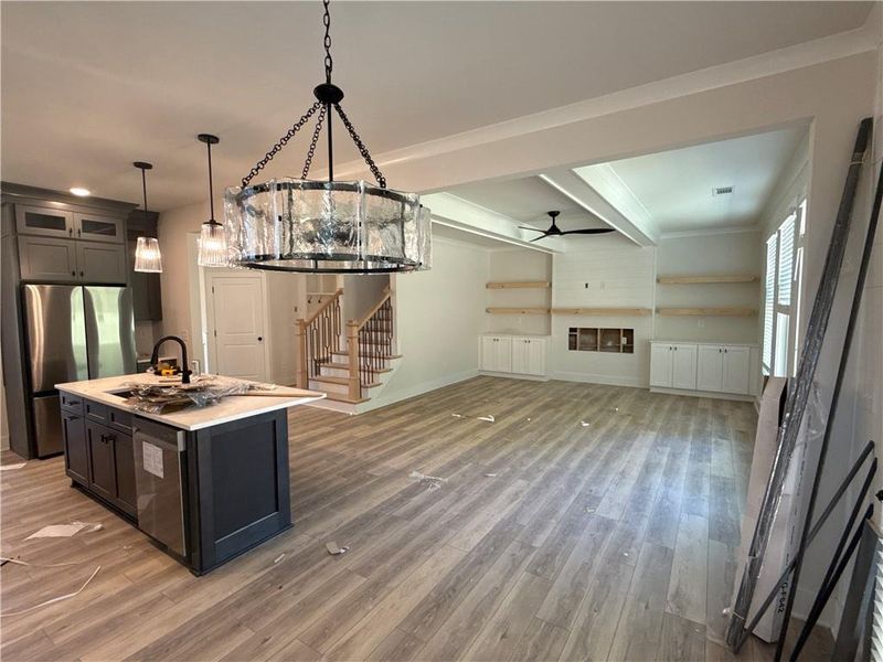 Furnished interior view inside a new home in , Lawrenceville (Image 5).