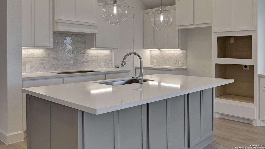 Furnished interior view inside a new home in Alsatian Oaks 50', Castroville (Image 8).