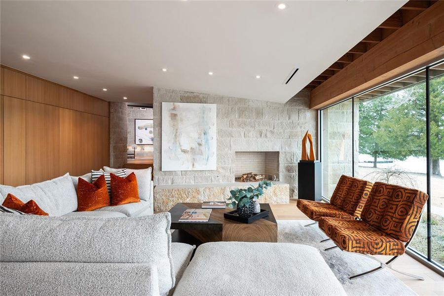 Furnished interior view inside a new home in , Malakoff (Image 7).