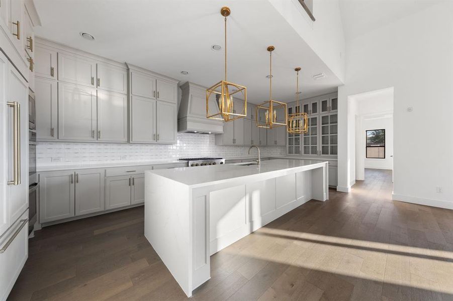 Furnished interior view inside a new home in Fields 60', Frisco (Image 8). Furnished interior view inside a new home in Fields 60', Frisco (Image 8).