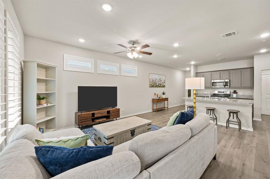 Furnished interior view inside a new home in , Fort Worth (Image 7).