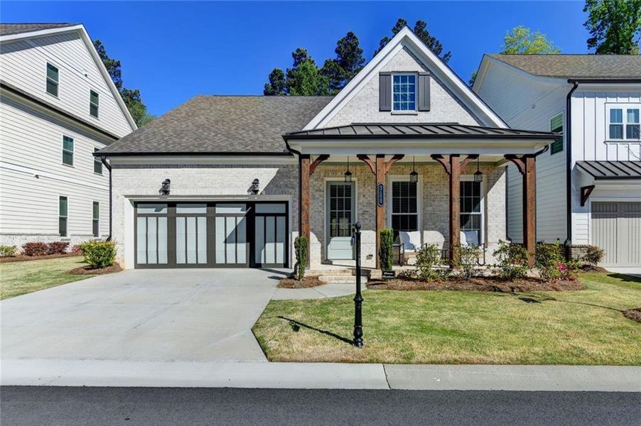 Front exterior of a new home in , Duluth, GA, highlighting curb appeal (Image 27).