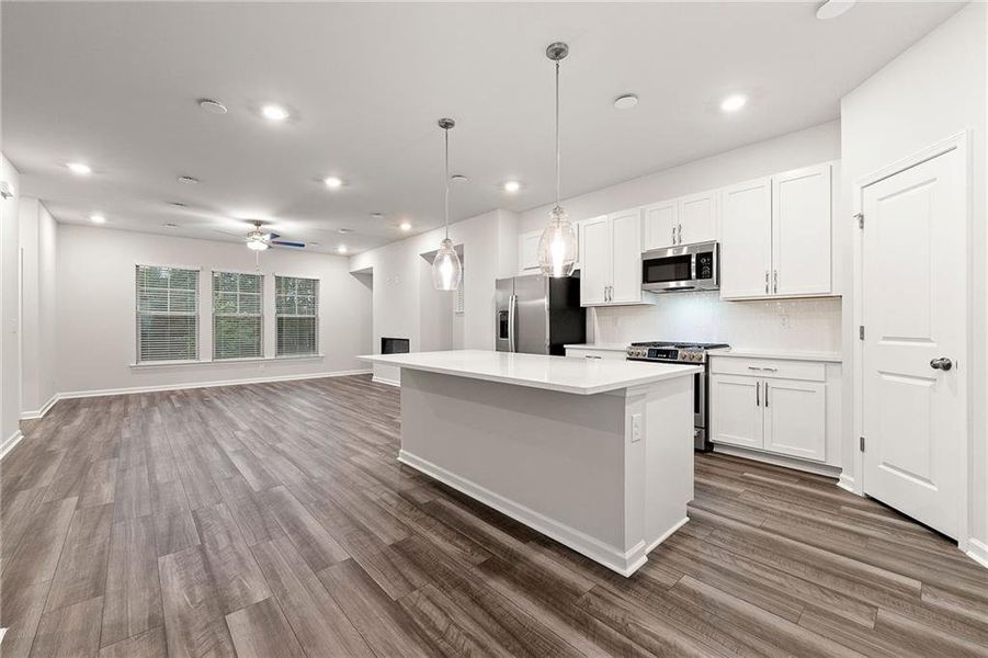 Furnished interior view inside a new home in , Mableton (Image 11). Furnished interior view inside a new home in , Mableton (Image 11).