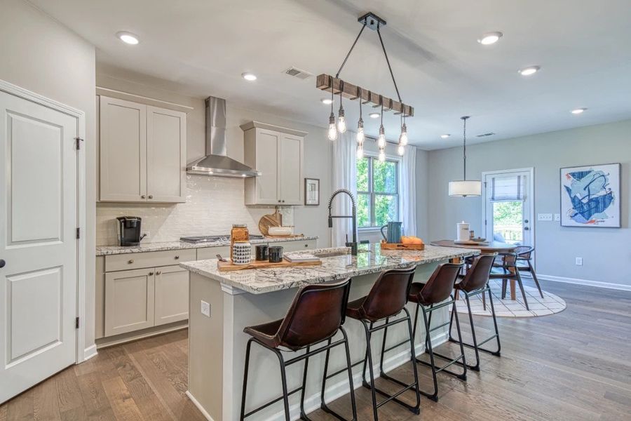 Representative furnished interior of a home built from the Pearson by Ashton Woods in Creekside, Dawsonville (Image 3).